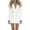 White, variant on Women's Spring V-Neck Bodycon Dress, Long Sleeve Casual Solid Mini Dress, Stretchy Fitted Short Dress for Wedding Guest, Party, Evening Out