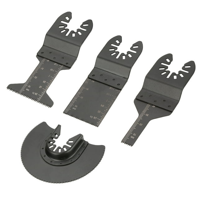 Oscillating Blade,4PCS Multi-functional High Carbon Oscillating Multitool Saw Saw Blade Next-Gen Design