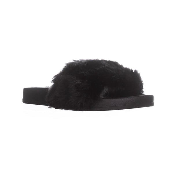 franco sarto black slides