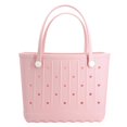 thumbnail image 1 of Bolsa de Playa CXY Mediana de Caucho para Mujer EVA Lavable Rosa Claro, 1 of 9