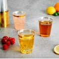 thumbnail image 3 of Berry Bloom 100 Vasos Reutilizables con Borde Dorado Paquete Con 100 Piezas, Copas Elegantes para Fiestas, Bodas, Postre, Cócteles, Vino (10 ONZAS), 3 of 8