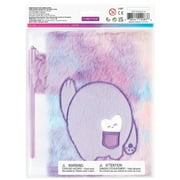 3C4G: Imagination Land Wild Style Plush Journal & Pen - 192 Pages, Pink-Purple-Monster Design, Sketch, Diary, Three Cheers For Girls, Kids Ages 6+