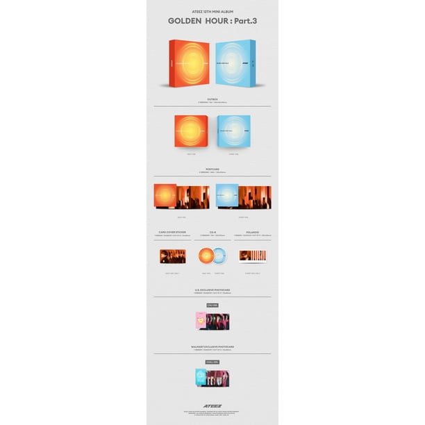 ATEEZ - GOLDEN HOUR : Part.3 (HEAT Ver.) - Walmart Exclusive CD