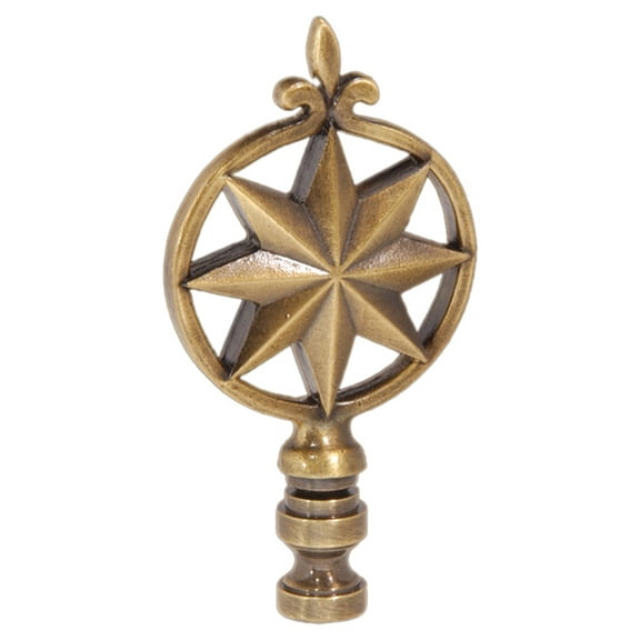 B&P Lamp® 3 1/8" Cast Metal Finial