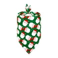 thumbnail image 2 of LIORAGLJ 25.6x16.5in Double-Sided Christmas Pet Bandana Scarf for Dogs and Cats with Reversible Santa and Tree Patterns for Holiday Parties Daily Walks and Gift Giving, 2 of 6