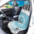 thumbnail image 3 of POLERO Car Seat Towel Cover, Compatible with Truck Seat Van, Terry Cloth Car Seat Cover for Trucks Cars, Cow Piano Music Pattern, 3 of 6