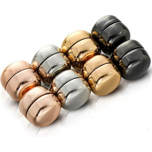 8 Pairs Hijab Magnets Strong Hijab Pins Women for Dress Cleavage Multi-use Pinless Muslim Magnetic Buttons Veil Scarf Pins