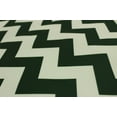 thumbnail image 6 of Mybecca Canvas Waterproof Outdoor 60" Wide Chevron Pattern Green/White Fabric by the yard, 6 of 7
