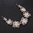 thumbnail image 4 of Peinado de novia, tocado de fiesta de cristal, accesorios - oro, 4 of 5