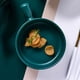 thumbnail image 3 of Tazón de sopa redondo de cerámica, bandeja para hornear arroz al horno con fideos, utensilios para hornear aptos para microondas y Verde, 3 of 9