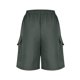 thumbnail image 4 of Mujeres Pantalones Cortos Casual, Primavera/Verano Color Sólido, Ropa de Trabajo Bolsillo Pantalones Cortos para Mujeres, 4 of 7