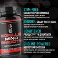 thumbnail image 4 of Gorilla Mind Smooth Cognitive Health Support, Stimulant Free Nootropic Formula for Productivity, Memory, Focus, and Mental Clarity, 90 Capsules, 4 of 6