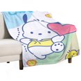 thumbnail image 1 of Manta Pochacco de varios tamaños, súper suave, de tela con superficie vertical, acogedora y cálida, adecuada para cama, sofá, camping, viajes, para todas las estaciones, ligera y compacta, 40 x 60, 1 of 8
