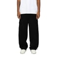 thumbnail image 2 of Mens Wide Leg Cargo Baggy Sweatpants Casual Solid Color Wide Leg Pants with Adjustable Ankle Drawstring, 2 of 5