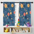 thumbnail image 5 of Blackout Kids Curtains,Pioneer Flower Floral Print Pattern Childrens Insulated Curtains Set Of 2,Bedroom Essentials,Toddler Room Decor 42"x54", 5 of 5