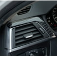 thumbnail image 4 of 2pc Carbon Fiber Style Center Console Dashboard Panel Cover For BMW F80 M3 14-18, 4 of 5