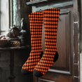 thumbnail image 2 of Rggeeun Halloween Socks for Women Pumpkin Bat Graphic Cute Socks Warm Comfort Crew Socks for Women Fall Winter Outdoor Play Leisure,Orange,One Size, 2 of 4