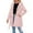 Pink, variant on Women's Lightweight Rain Jacket With Adjustable Hood And Belt For Wet Weather Protection