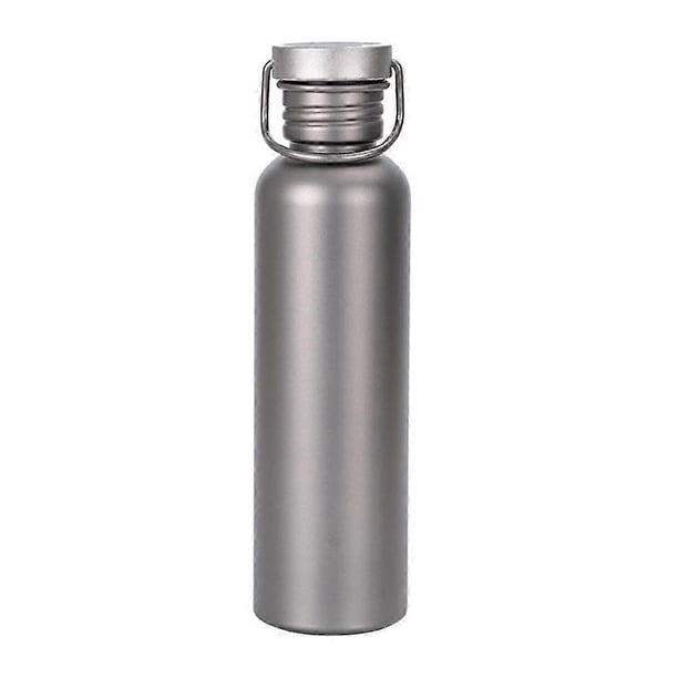 750ml Titanium Water Bottle Outdoor Camping Supplies Tourism Sports Cycling Hiking Camping Water Bottle with Cup Sleeve