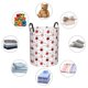 thumbnail image 4 of Fotbe cute cat hearts Cesto de Ropa con Asas, Cesto Impermeable de Gran Capacidad, Bolsa de Lavado para Dormitorio, Cesto de Ropa con Ruedas y Asas-Small, 4 of 6