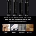 thumbnail image 5 of 6 PCS Universal Drill Bit Set Carbide Drill Bit Multifunctional Drill Bits Glass Ceramic Full Ceramic Tile Wall Wood Hole Punch Drill Bits Set, 5 of 5