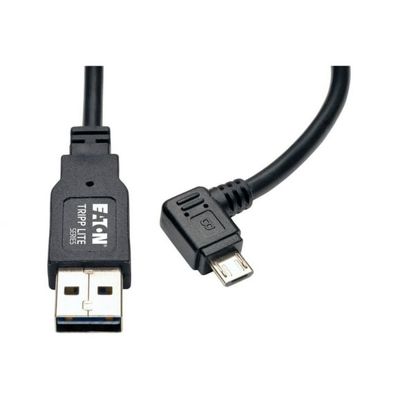 Tripp Lite UR05C-003-RB Dedicated Reversible USB Charging Cable Black 3 ft