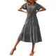 thumbnail image 1 of Vestido PRETTYGARDEN Verano 2025 Cuello en V Floral - M, 1 of 9