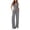Gray, variant on 2 Piece Sets for Women Summer Spring Lounge Set Matching V Neck Tops Wide Leg Pants Travel Outfits
