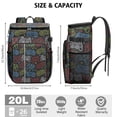 thumbnail image 3 of Insulated Lunch Box Cooler Backpack Portable Backpack Coolers Insulated Leak Proof,Camping Cooler Backpack for Travel,Beach,Camping,Picnic,Lunch Backpack for Women Men, 3 of 6