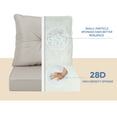 thumbnail image 4 of PUKNLY 2 Pack Outdoor Chair Cushion, 24x24x4.3 in Patio Furniture Cushions, Waterproof & Fade Resistant High Back Deep Seat Cushions Replacement for Wicker Chairs, Loveseats, Sofas, Benches, Grey, 4 of 6