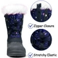 thumbnail image 4 of Kushyshoo Snow Boots Lined Waterproof Navy Winter Boot Toddler Size 10, 4 of 7