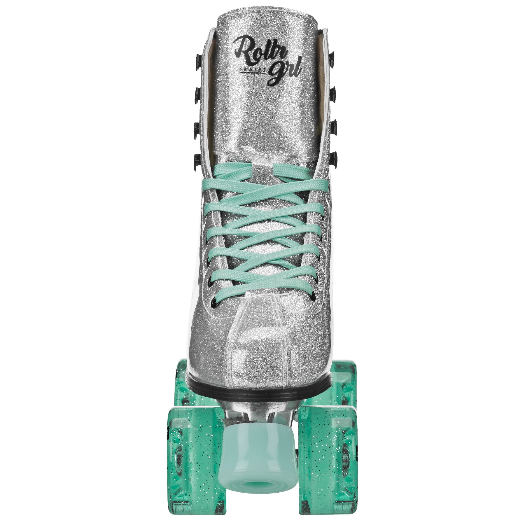 Rollr Grl Astra Glitter Roller Skates Silver/Black size 03