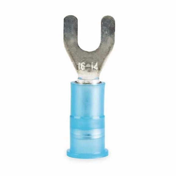 3m Fork Terminal,Tin,Copper,Blue,PK100 MNG14-10FX