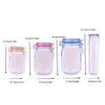 thumbnail image 3 of Bolsas para sándwiches para refrigerios, 10 bolsas para tarros, bolsas para guardar alimentos a prueba de fugas, bolsas para tarros que mejoran su experiencia, 3 of 8
