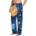 thumbnail image 6 of Salouo Planets And Stars1 Print Pajama Pants for Men, Lounge Pants Elastic Waistband Casual Men's sleepwear Loungewear Sleep Pajama Pant -X-Large, 6 of 7
