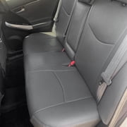 Kojem Synthetic Leather Seat Covers Compatible with 2010-2015 Toyota Prius, Gray Front & Rear