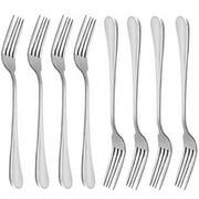 Dinner Forks, MCIRCO 18/10 Heavy-duty Stainless Steel Dinner Forks,Salad Forks Set of 8, 8 Inches