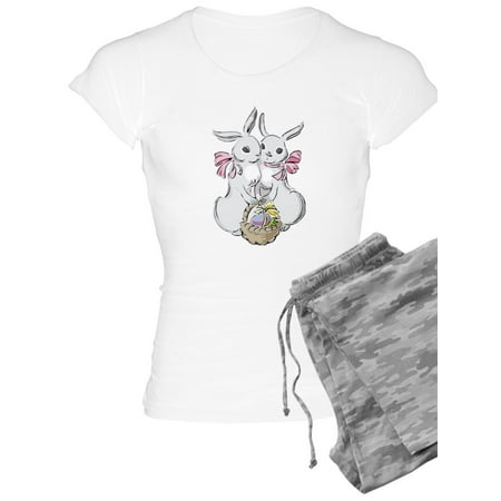 

CafePress - Easter Rabbits - Women s Light Pajamas