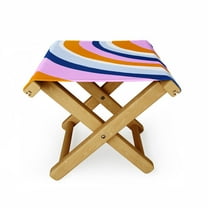 Society6 SunshineCanteen Canyon Stripes Folding Stool