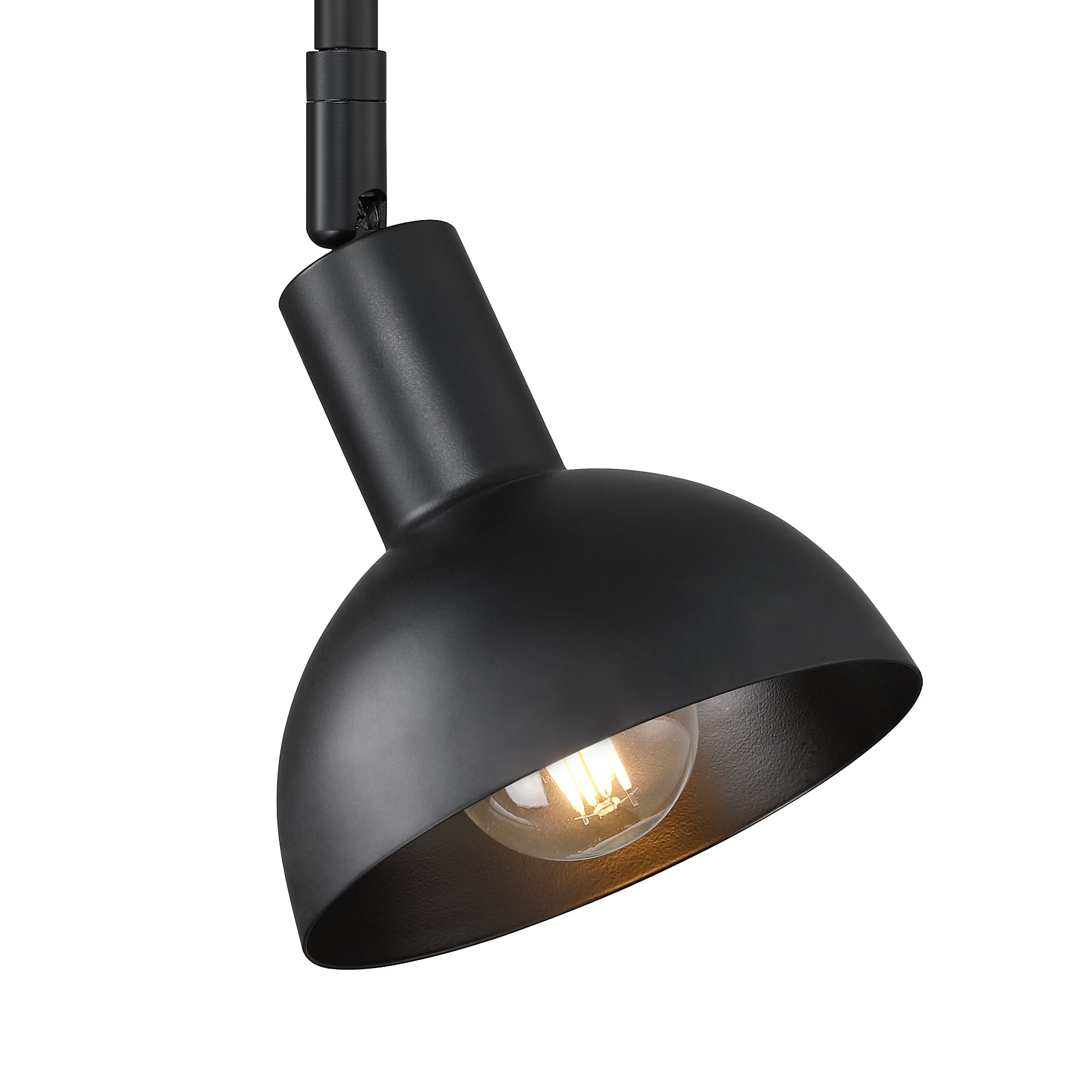 Nathan James Tamlin Wall Mounted Sconce 1-Light Fixture with Plugin and On/Off Switch for Living Room, Reading Nook or Bedroom, Matte Black