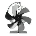 thumbnail image 1 of Log  Fan, Quiet Operation Half Moon Pattern Stove Fan  For Indoor, 1 of 7