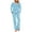 Sky Blue, variant on Tnhcen 2025 Ladies' Soft Lounge Set Women's Long Sleeve Sleepwear Pajama Set