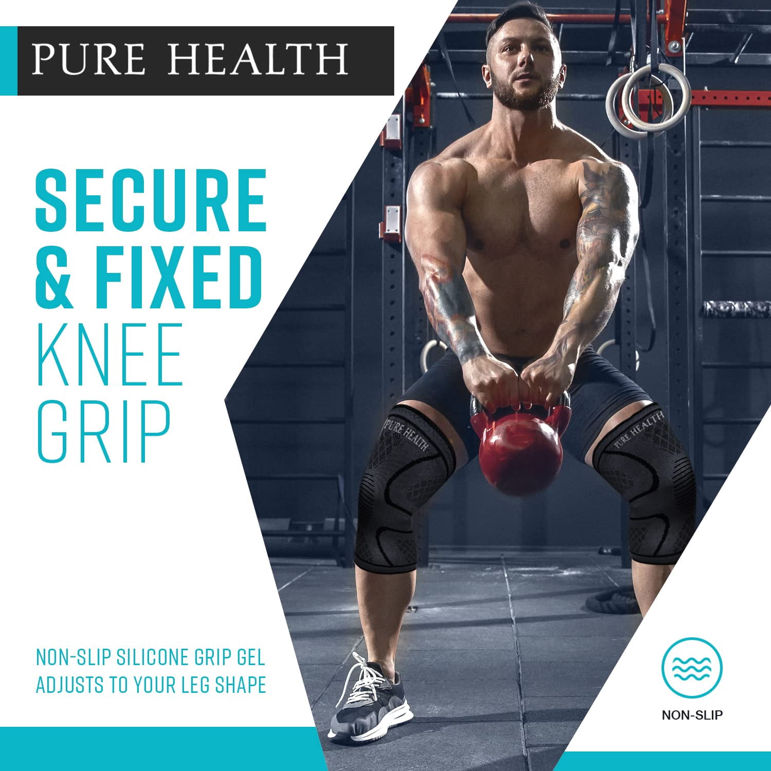 Knee Support Brace Compression Sleeve For Arthritis, Joint Pain, Ligament Injury, Meniscus Tear, ACL, MCL, Tendonitis, Pain Relief (Pack 1 Medium)