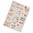 thumbnail image 2 of Etiquetas Engomadas Sunnimix XOXO Temporales De Cuerpo Impermeable Fiesta Novia, 2 of 5