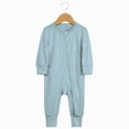 thumbnail image 2 of mgoYE Baby Boy Clothes 6-9 Months Baby Long Sleeve Romper Jumpsuit, Premium Soft One Piece Pajamas Boy Girl 2-Way Zipper Coverall Sleeper(Light Blue,6-12 Months), 2 of 5
