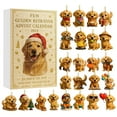 thumbnail image 2 of Calendario de Adviento 2025 | 24 Adornos Acrílicos de Cachorros | Cuenta Regresiva Navideña Resistente a Rayones | Adorable Decoración de Perro para Árbol, Repisa y Estante | Regalo Navideño para Niñ, 2 of 4