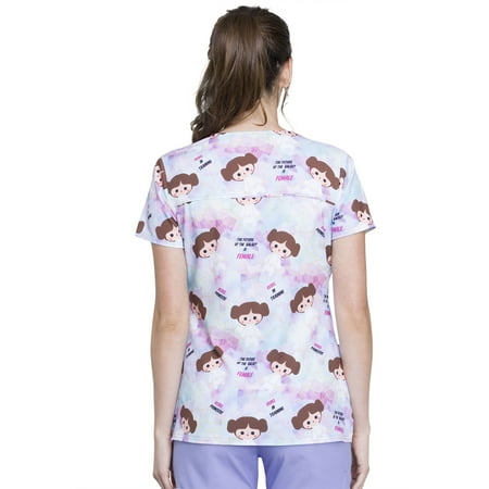 Tooniforms Tooniforms V Neck Women S Scrubs Top Tf666 M Rebel Princess Walmart Com Walmart Com