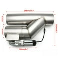 thumbnail image 2 of Top10 Racing 3inch Electric Exhaust Cutout Control Dual Valve Y Pipe w/ Controller Remote Kit, 2 of 9
