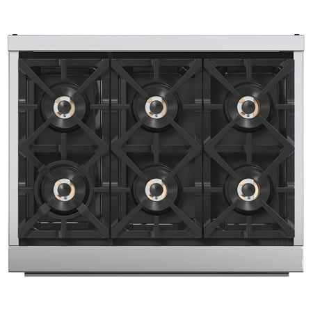 Forno Appliances - Capriasca Alta Qualita 5.36 Cu. Ft. Freestanding Single Oven Gas Range with Convection Oven - Stainless Steel