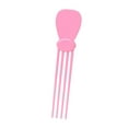 thumbnail image 4 of Peine para masaje del cuero cabelludo, masaje de cabeza, regalo para el hogar, raspado de guasha, cuero cabelludo, viaje, con gua sha, peine gua sha Rosa, 4 of 8